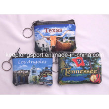 Customized Sublimation Printing Small Neoprene Coin Cases